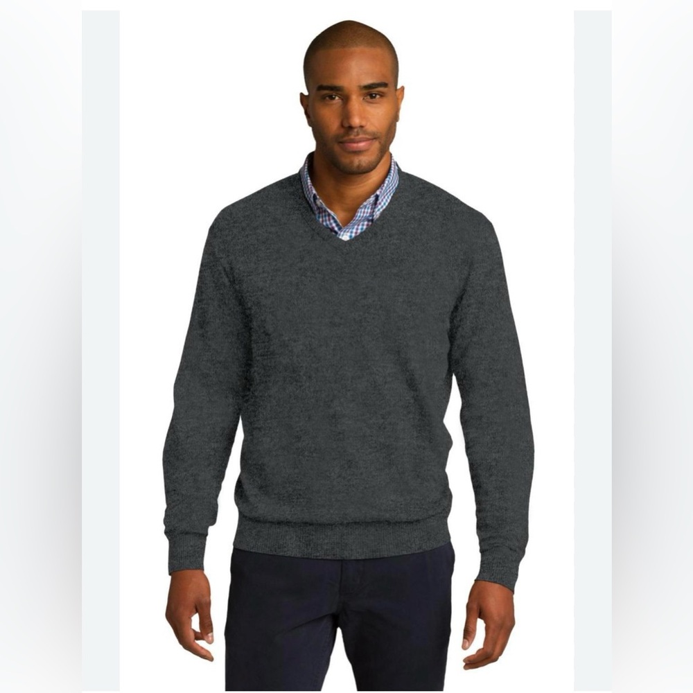 Metropolitan view men’s size‎ medium pure new wool knit sweater , v-neck